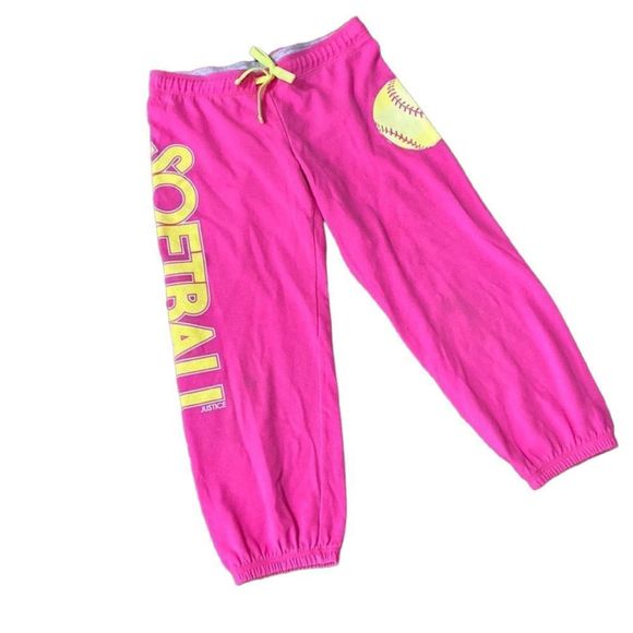 Justice Other - •JUSTICE• hot pink capri sweatpants/jogger in size 16